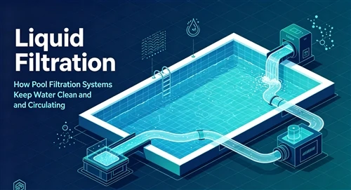 Lọc chất lỏng: Hệ thống lọc bể bơi giữ nước sạch và tuần hoàn như thế nào